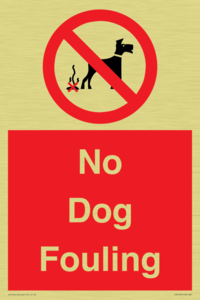 No Dog Fouling